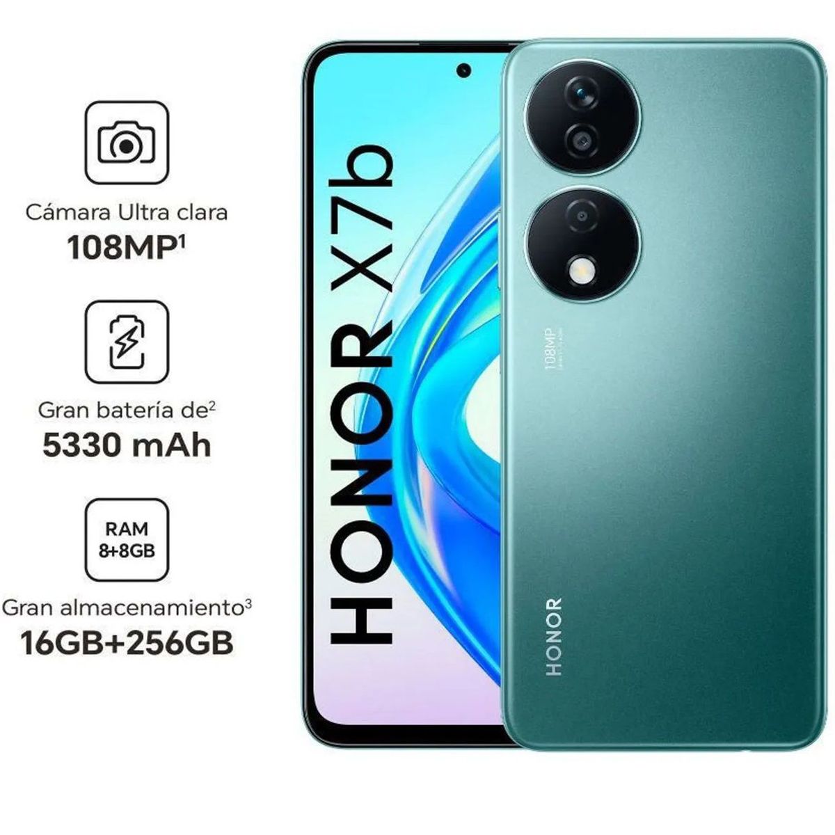 HONOR - Celular Honor X7b 8GB 256GB.