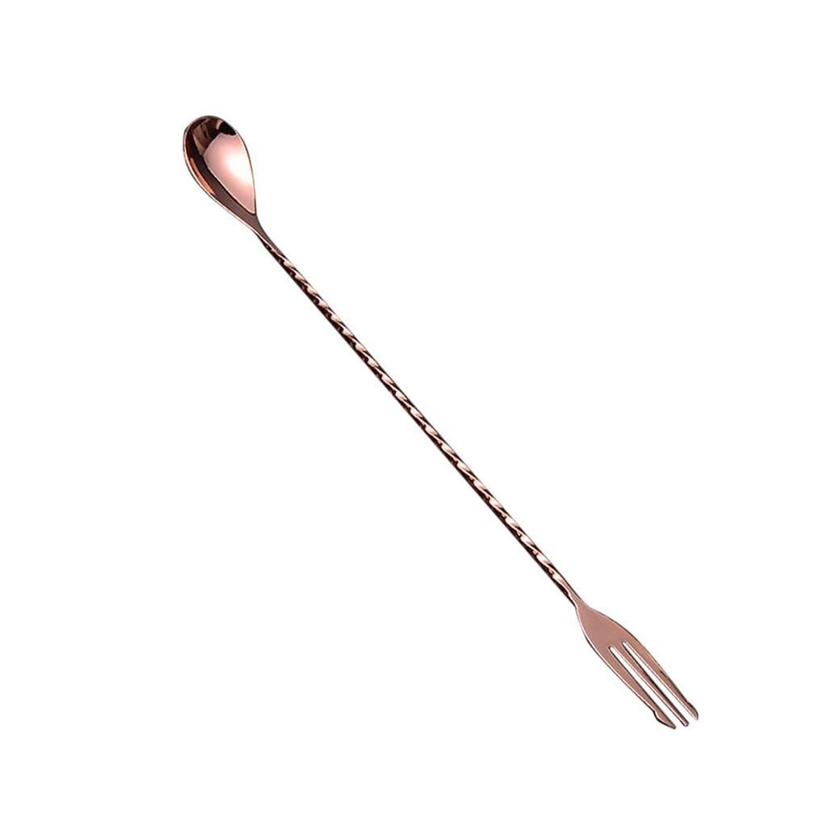 GENERICO - Cucharilla de Bar con punta trinche bañada en cobre