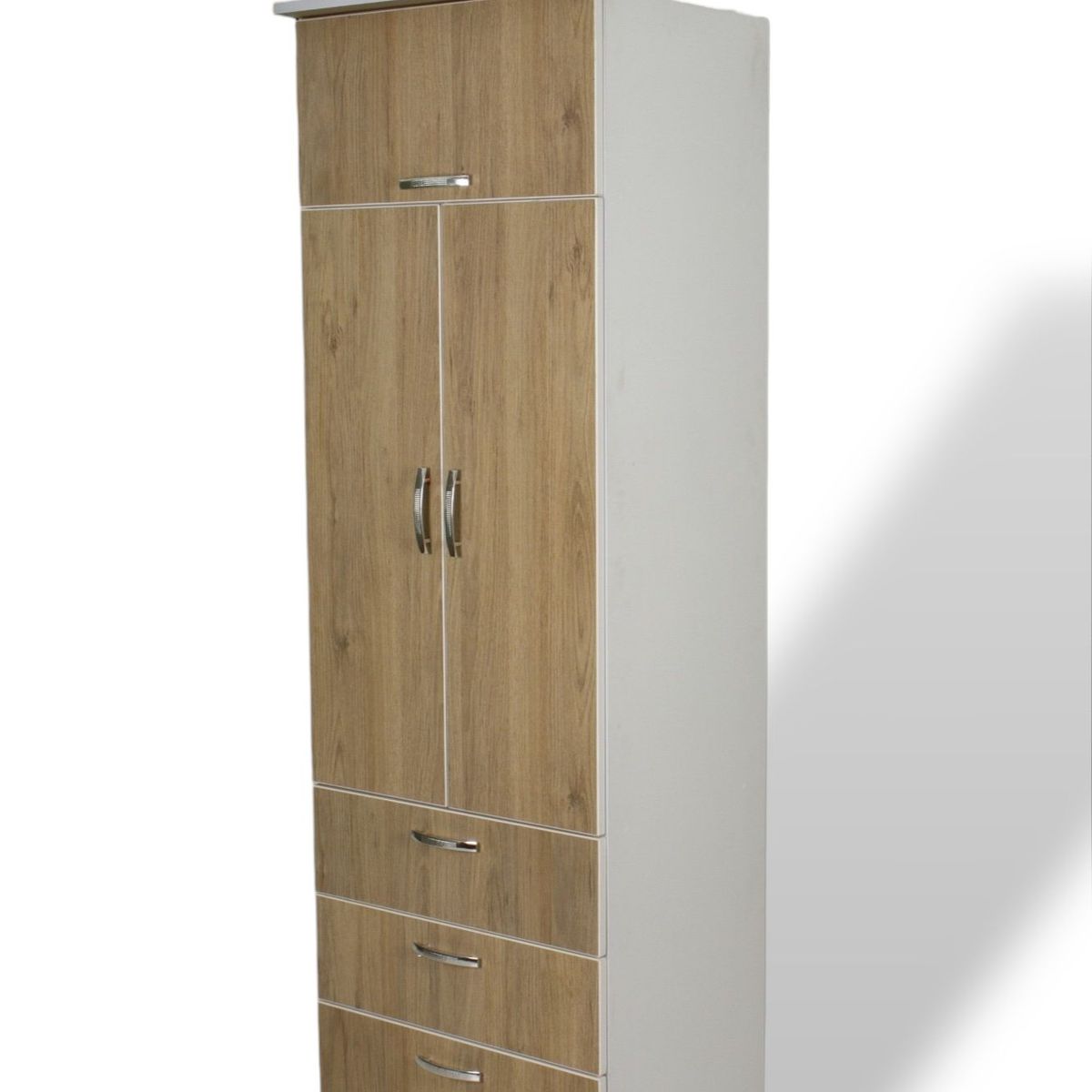 MUEBLES MACRUMO - Ropero de 60cm - Color Arena - Armado