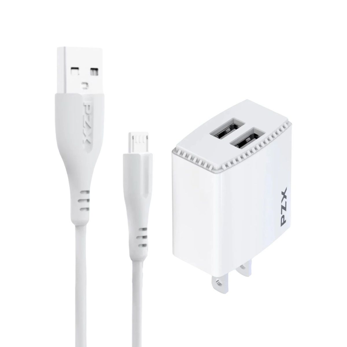 GENERICO - CARGADOR Y CABLE TIPO MICRO USB-V8 PZX KIT P06