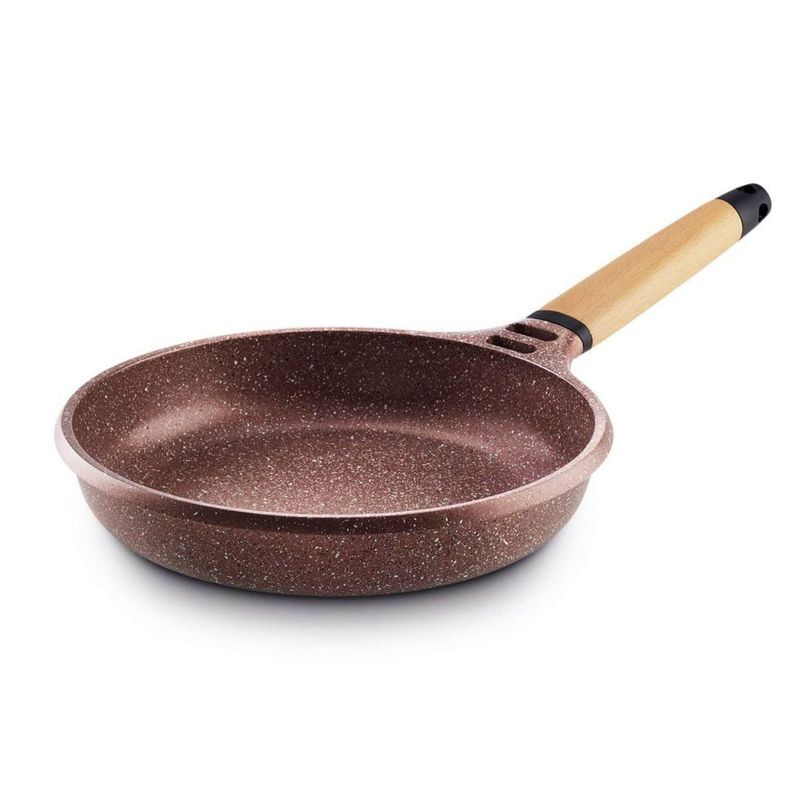 CASTEY - SARTÉN 20CM CASTEY TERRACOTA MANGO MADERA DESMONTABLE