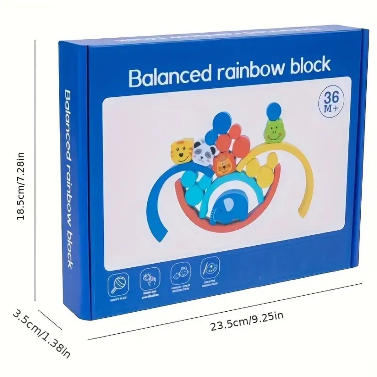 GENERICO - Arcoiris Waldorf Animal Colores Vivos