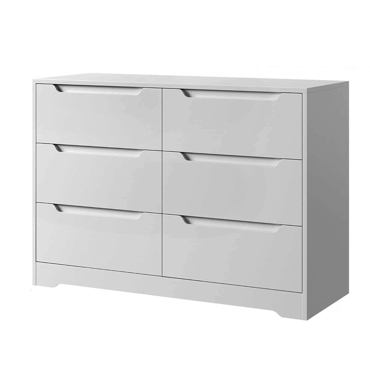 DIBA MUEBLES - Comoda Parck 6Cajones Blanco DIBA Muebles