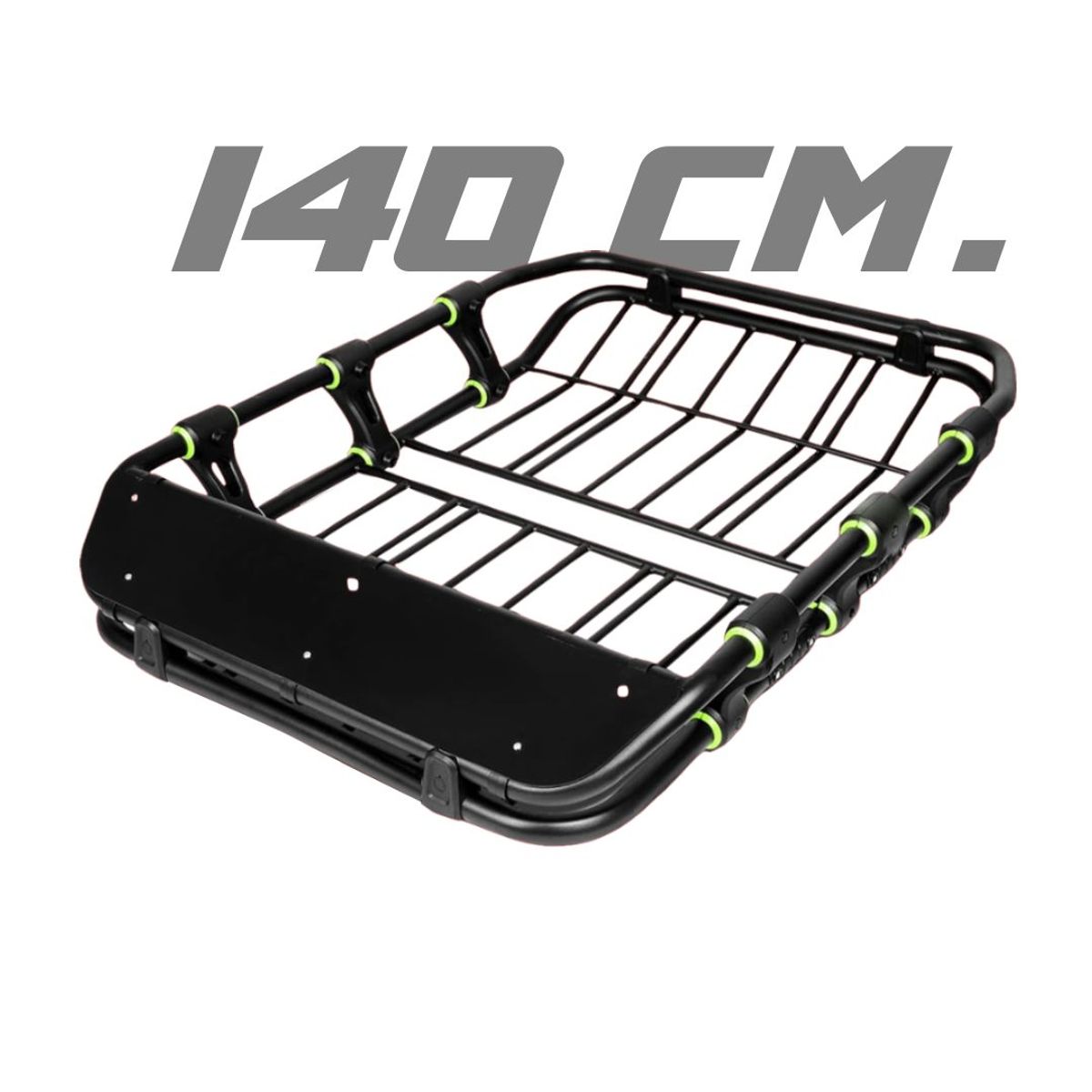 TECGO - PARRILLA DE TECHO CANASTILLA DE HIERRO DE 140CM UNIVERSAL