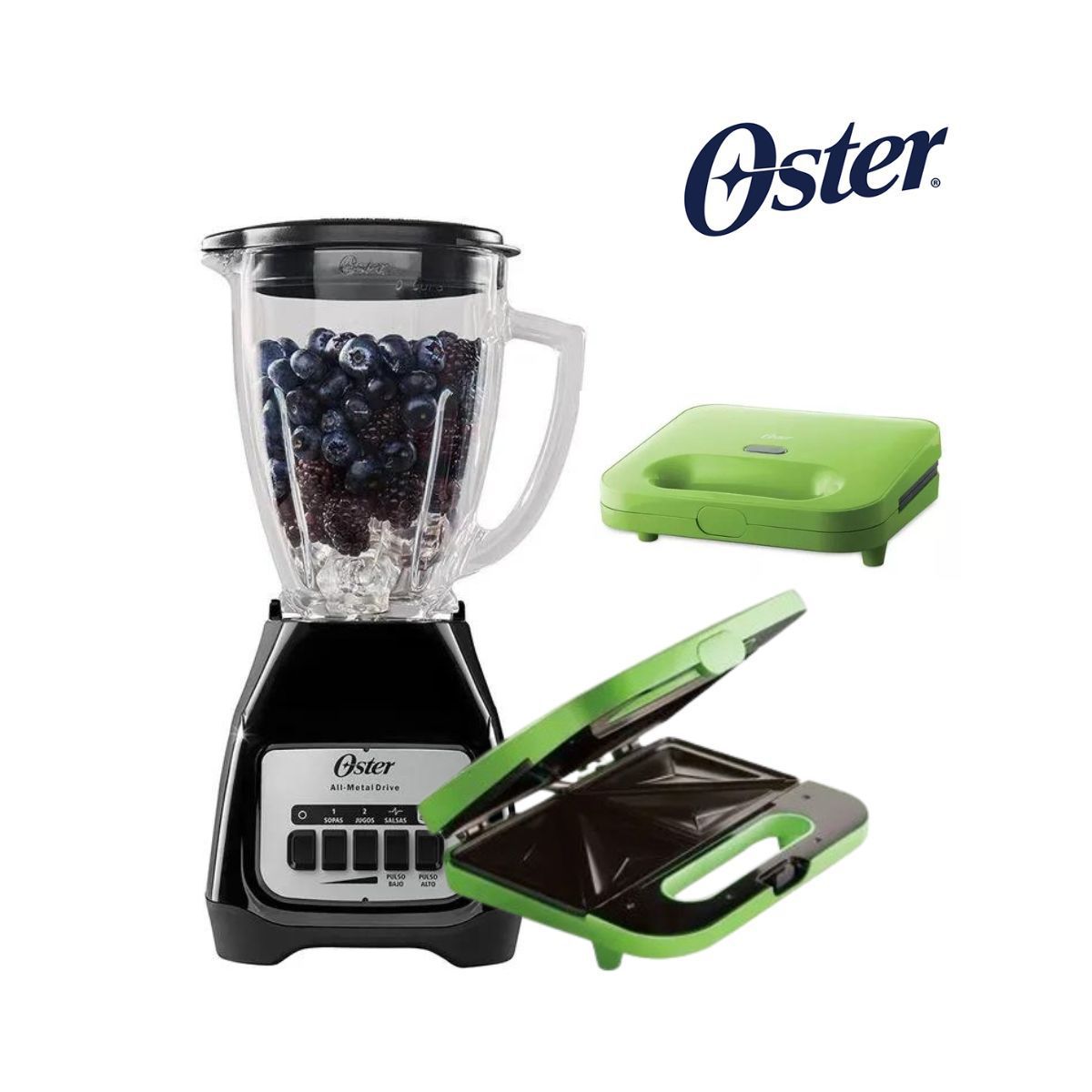 OSTER - COMBO OSTER Licuadora BLSTKAGBPB + Sandwichera CKSTSM2885K