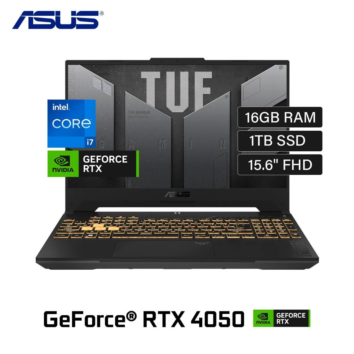 ASUS - Laptop Gamer ASUS 15.6" FHD Core™ i7-13620H 16 GB RAM 1TB SSD RTX-4050 FX507VU-LP180