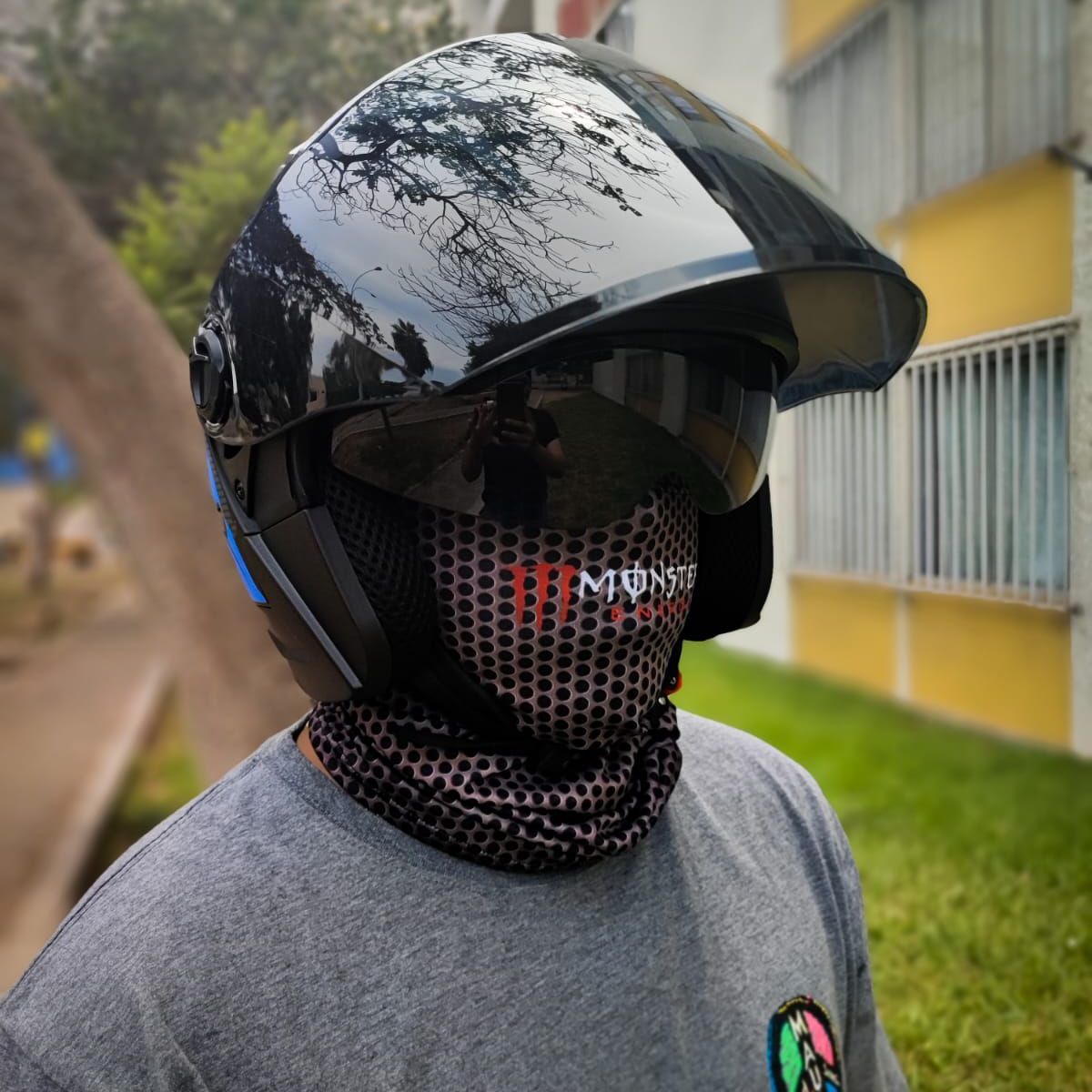 GENERICO - BANDANA MONSTER ROJO