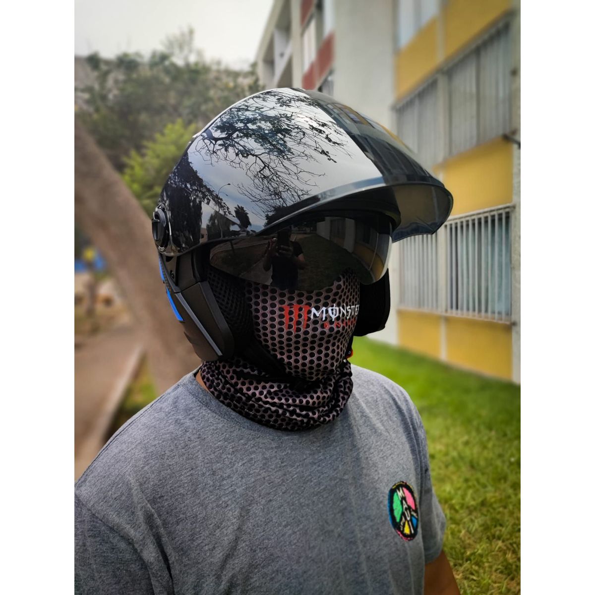 GENERICO - BANDANA MONSTER ROJO