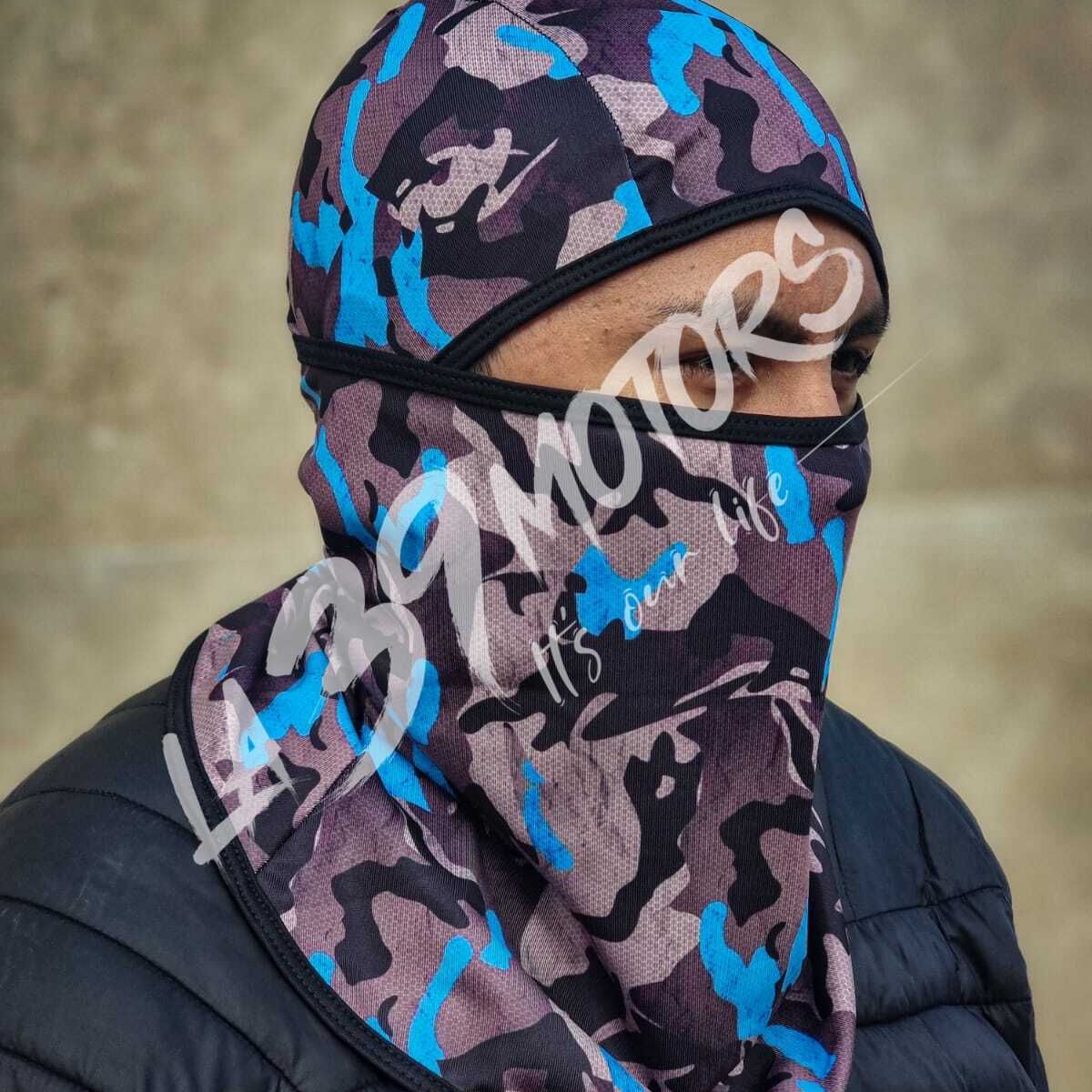 GENERICO - BALACLAVA MILITAR CAMUFLADO AZUL