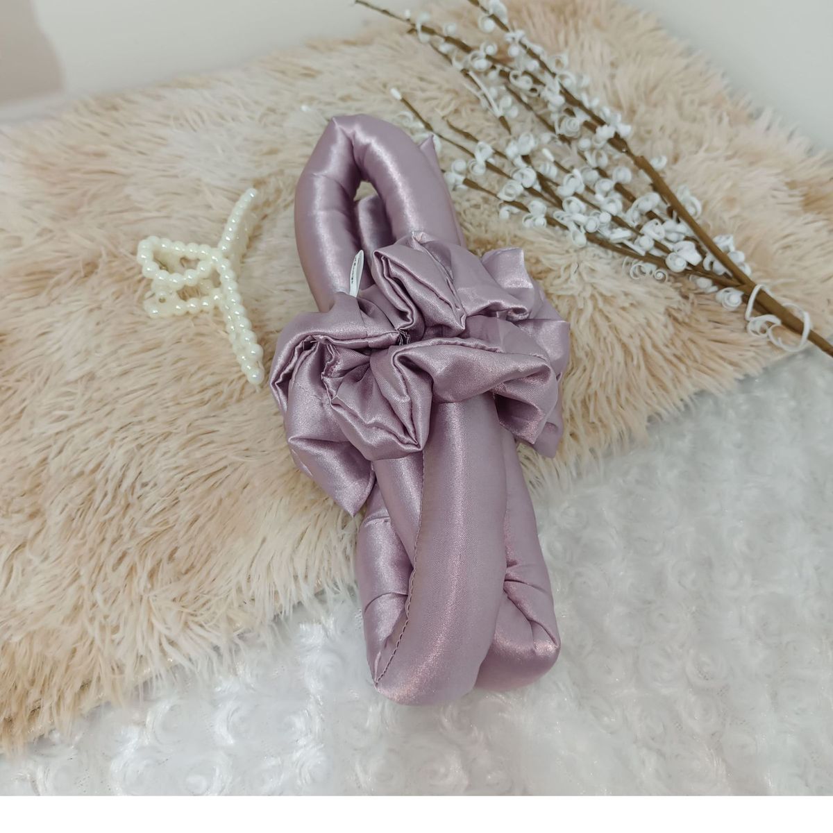 GENERICO - Rizador de Cabello Sin Calor 2 Collets 1 Gancho - Lavanda