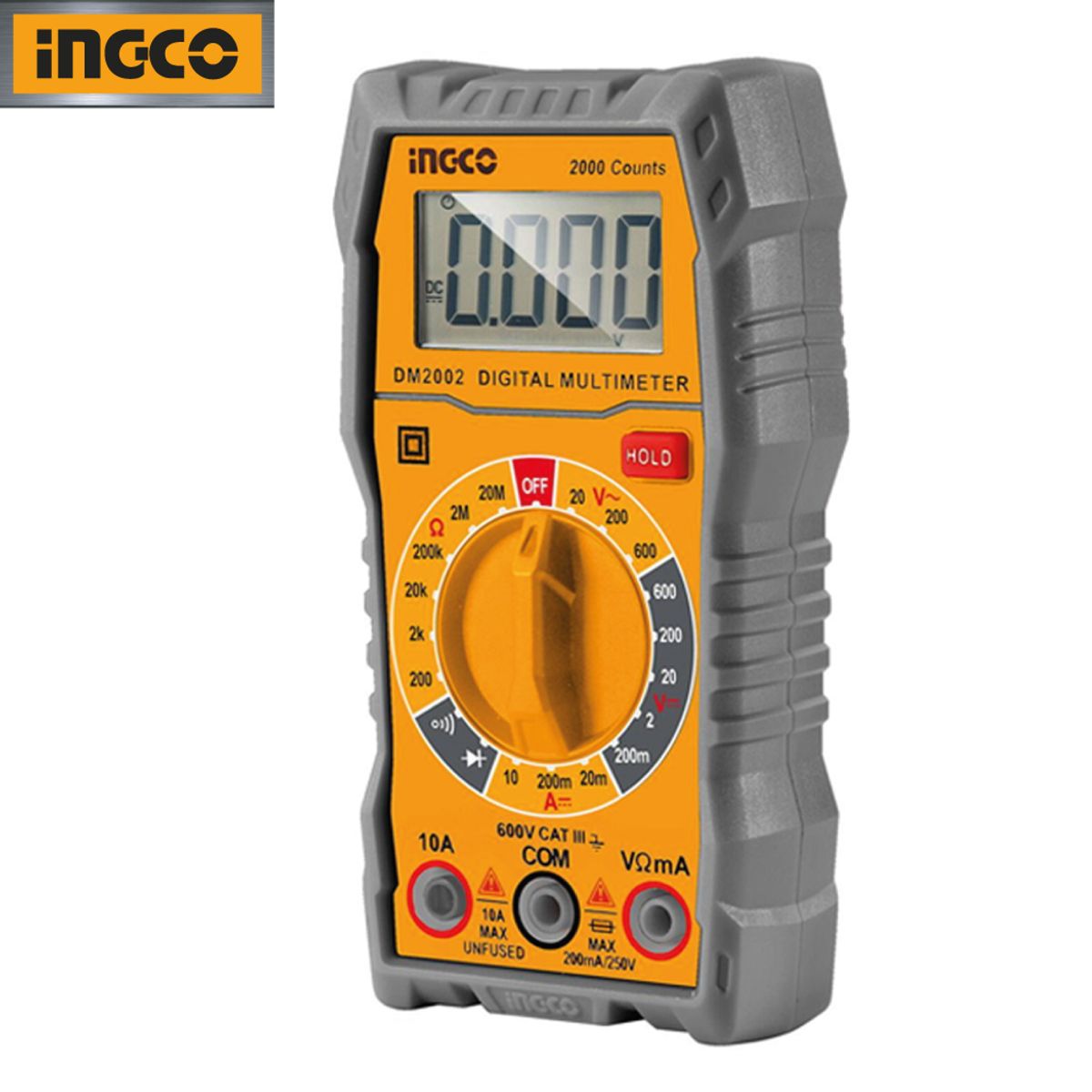 INGCO TOOLS - Kit INGCO Amperímetro + Multímetro Digital + Detector Voltaje DM3028