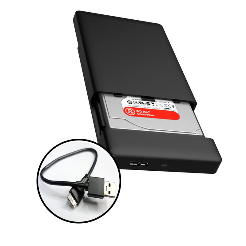 OEM - Case Disco Duro Externo Usb 3.0, Hdd 2.5
