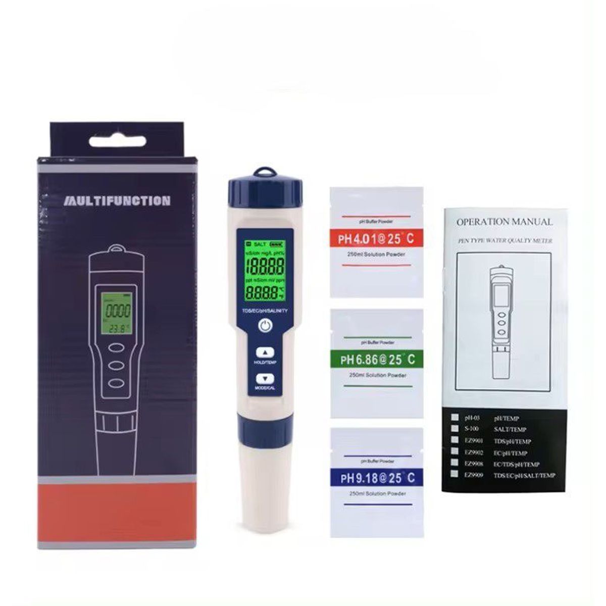 SM - PHMETRO MULTIFUNCIÓN 5 EN 1