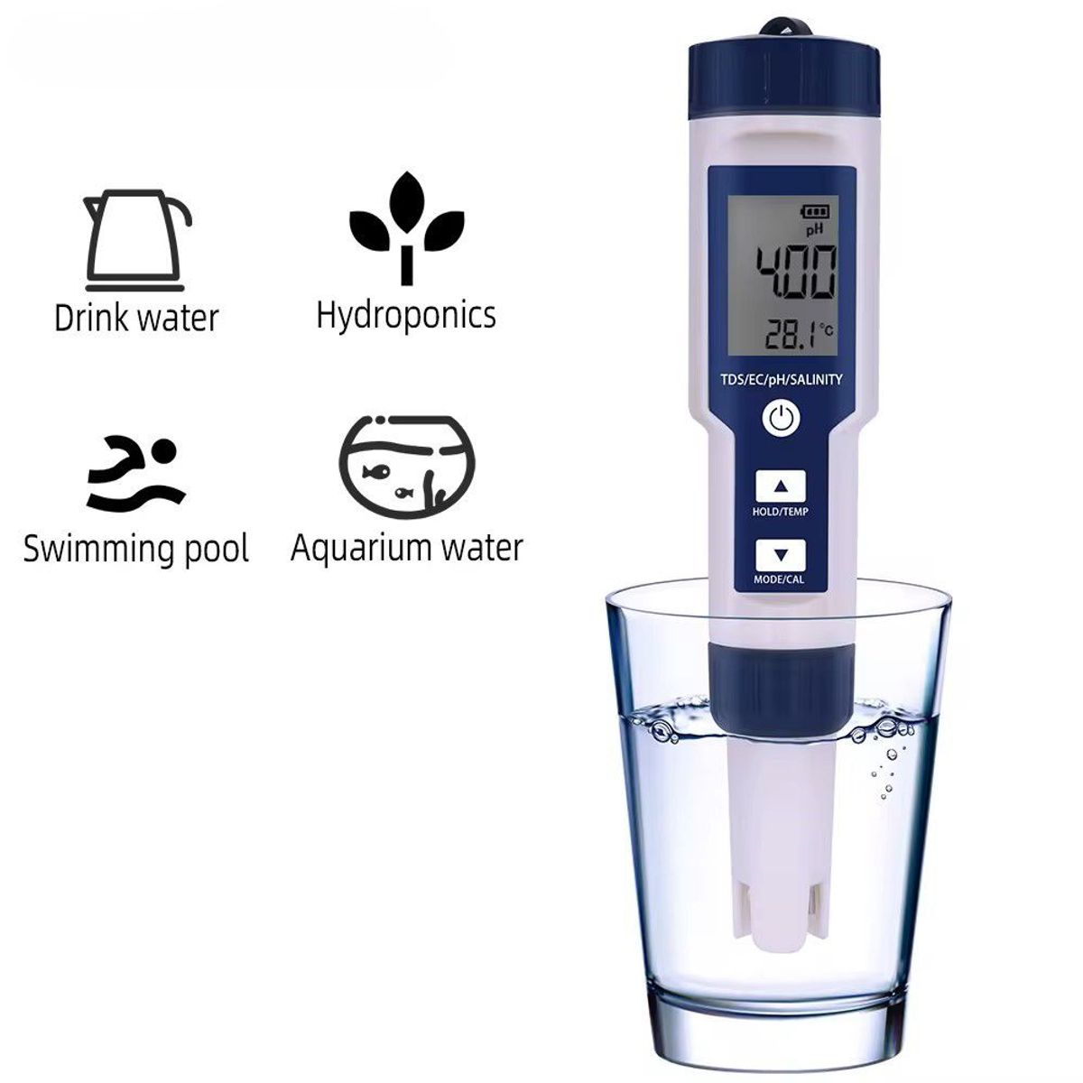 SM - PHMETRO MULTIFUNCIÓN 5 EN 1