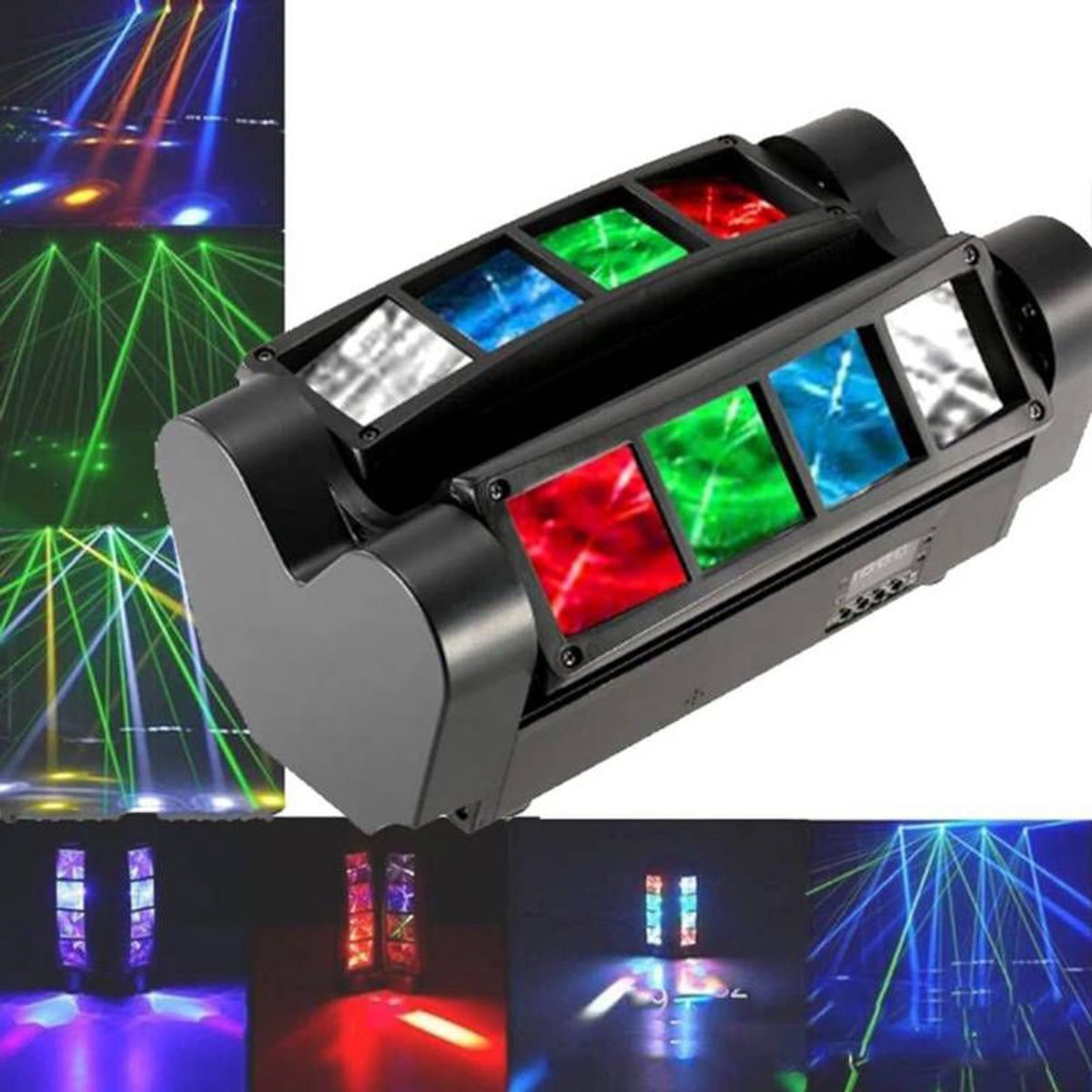 OEM - Mini Araña Luz de escenario Iluminación LED para DJ RGBW