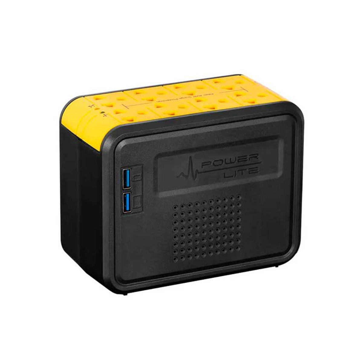 POWER LITE - Estabilizador Power Lite ALTAIR PLI1100 1100VA/550W 8 Tomas - 2 USB