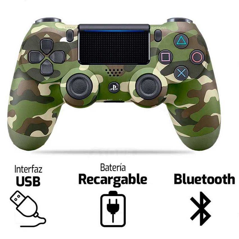 GENERICO - Gamepad Doubleshock Bluetooth Play4 Diseño