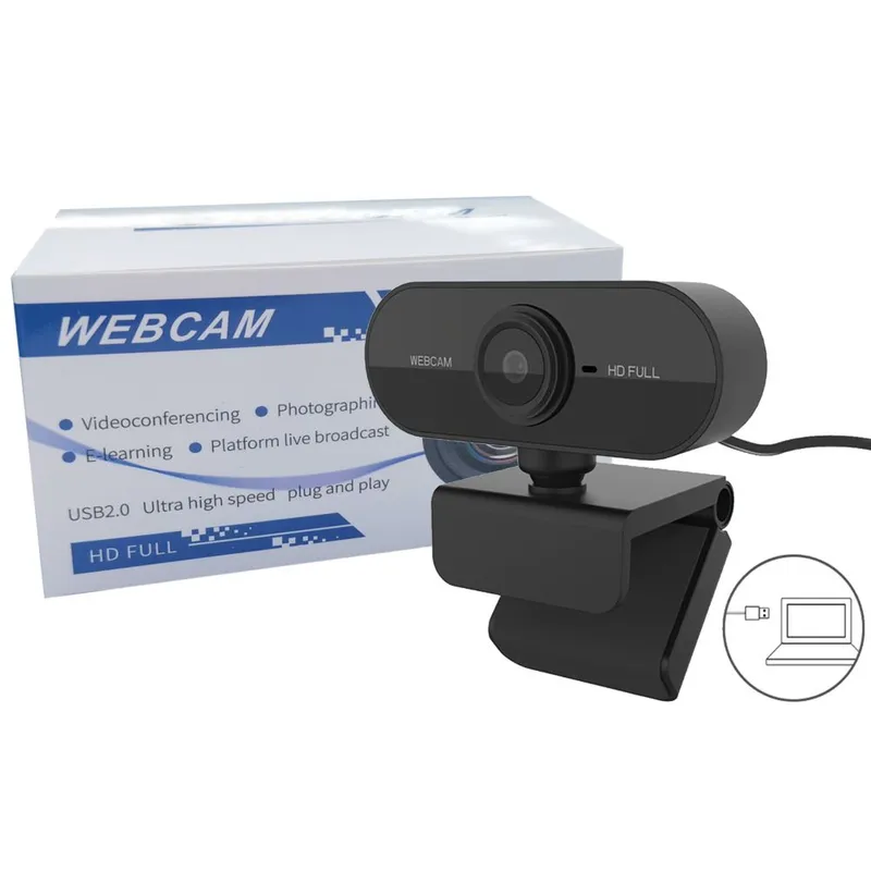 GENERICO - OREY WEBCAM 1080P FULL HD MICRÓFONO INCORPORADO USB WEB PC