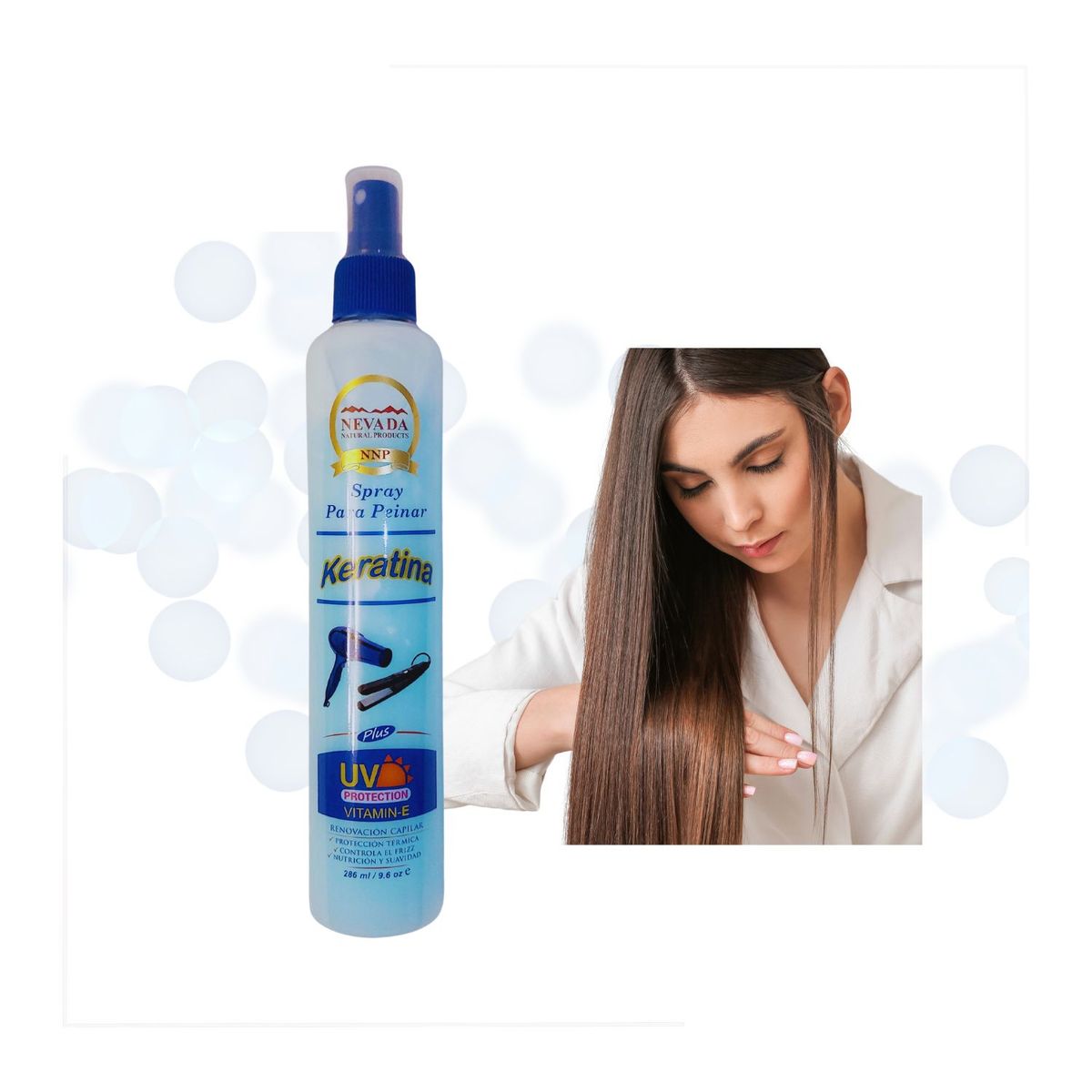 OEM - Spray Para Peinar con Keratina y Proteccion UV