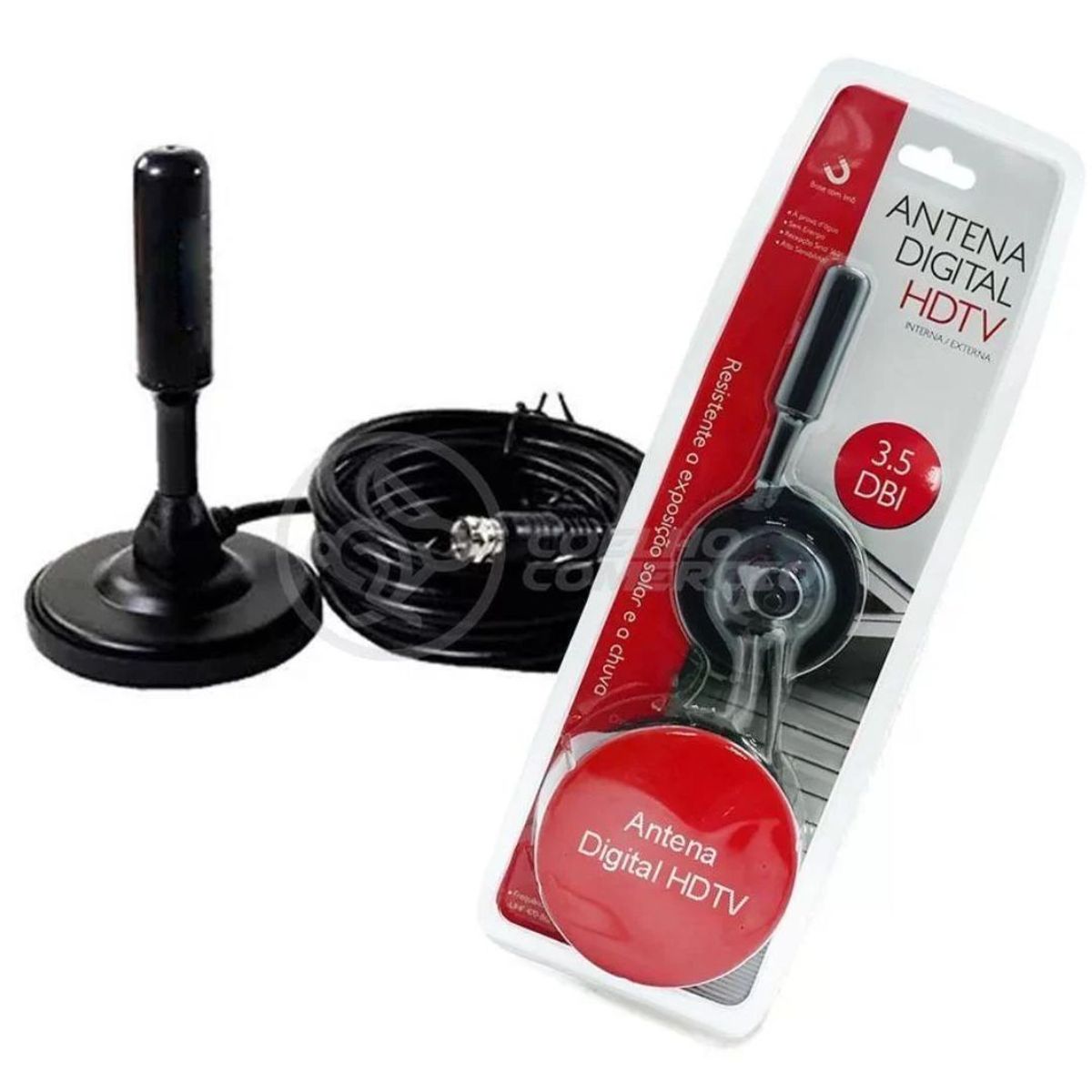 GENERICO - Antena TV Digital TV SMART LCD Interna Y Externa Full HDTV 4K