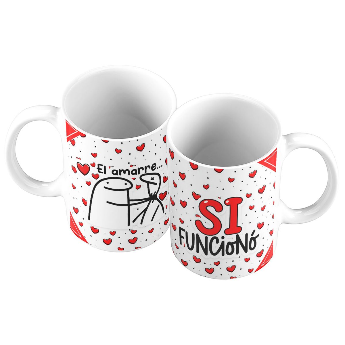 GENERICO - Taza Mug 11oz EL AMARRE SI FUNCIONO - BLANCO