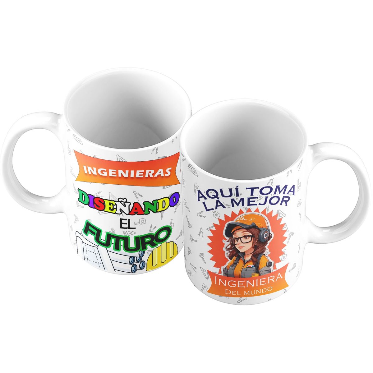 GENERICO - Taza Mug 11oz AQUI TOMA LA MEJOR INGENIERA - BLANCO