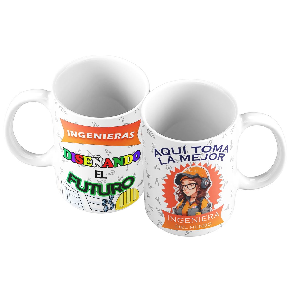 GENERICO - Taza Mug 11oz AQUI TOMA LA MEJOR INGENIERA - BLANCO