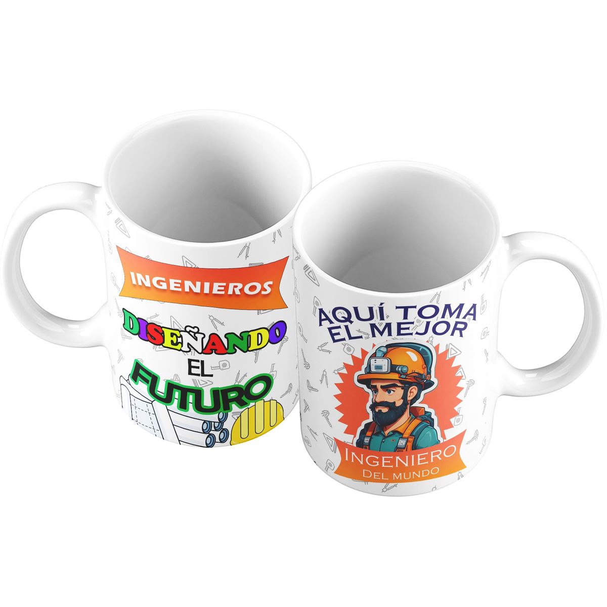 GENERICO - Taza Mug 11oz AQUI TOMA LA MEJOR INGENIERO - BLANCO