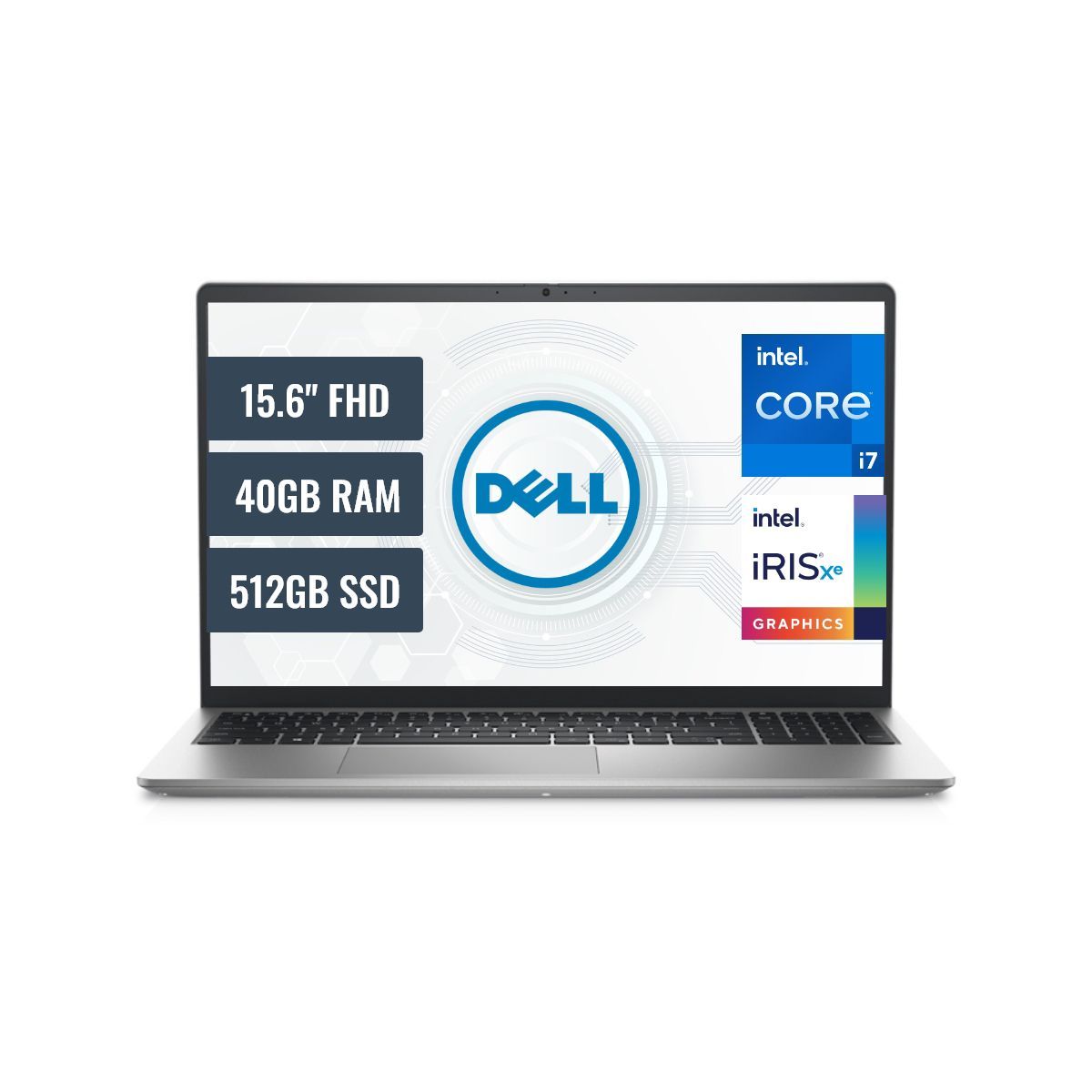 DELL - Laptop Dell Inspiron 3520 Intel Core i7 1255U 40GB RAM 512GB SSD 15.6 FHD IPS FreeDos