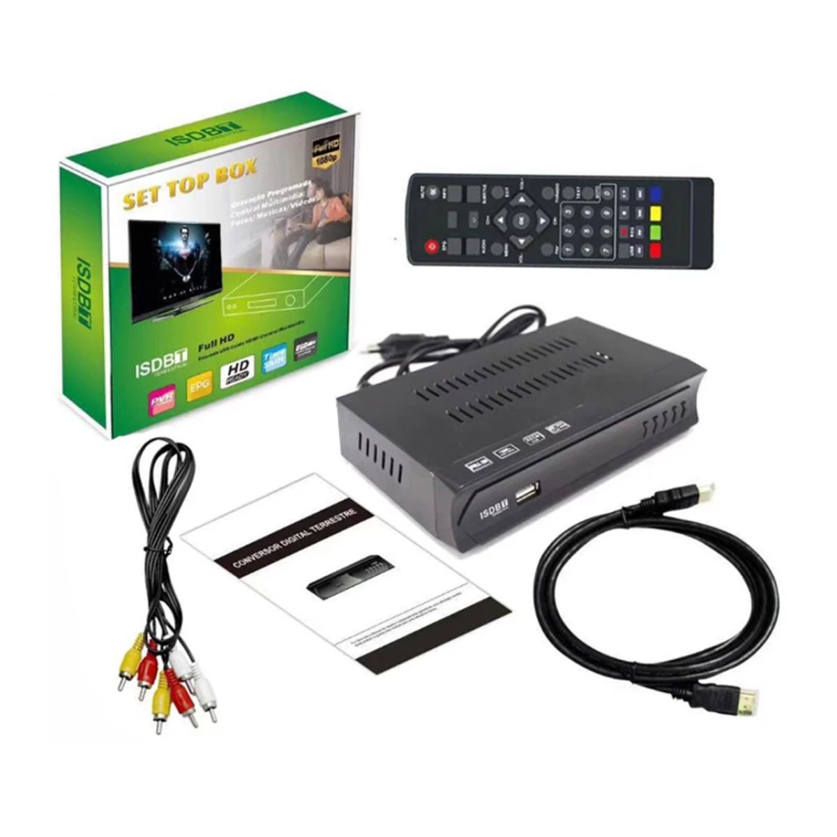 SEISA - Decodificador Sintonizador Canal Digital de TV FULL HD