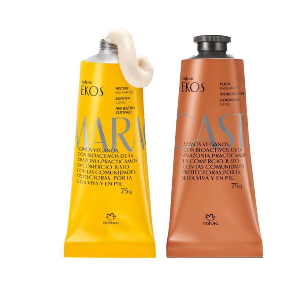 NATURA - hidratante Ekos Maracuya y Castaña Pulpa para manos 75g NATURA