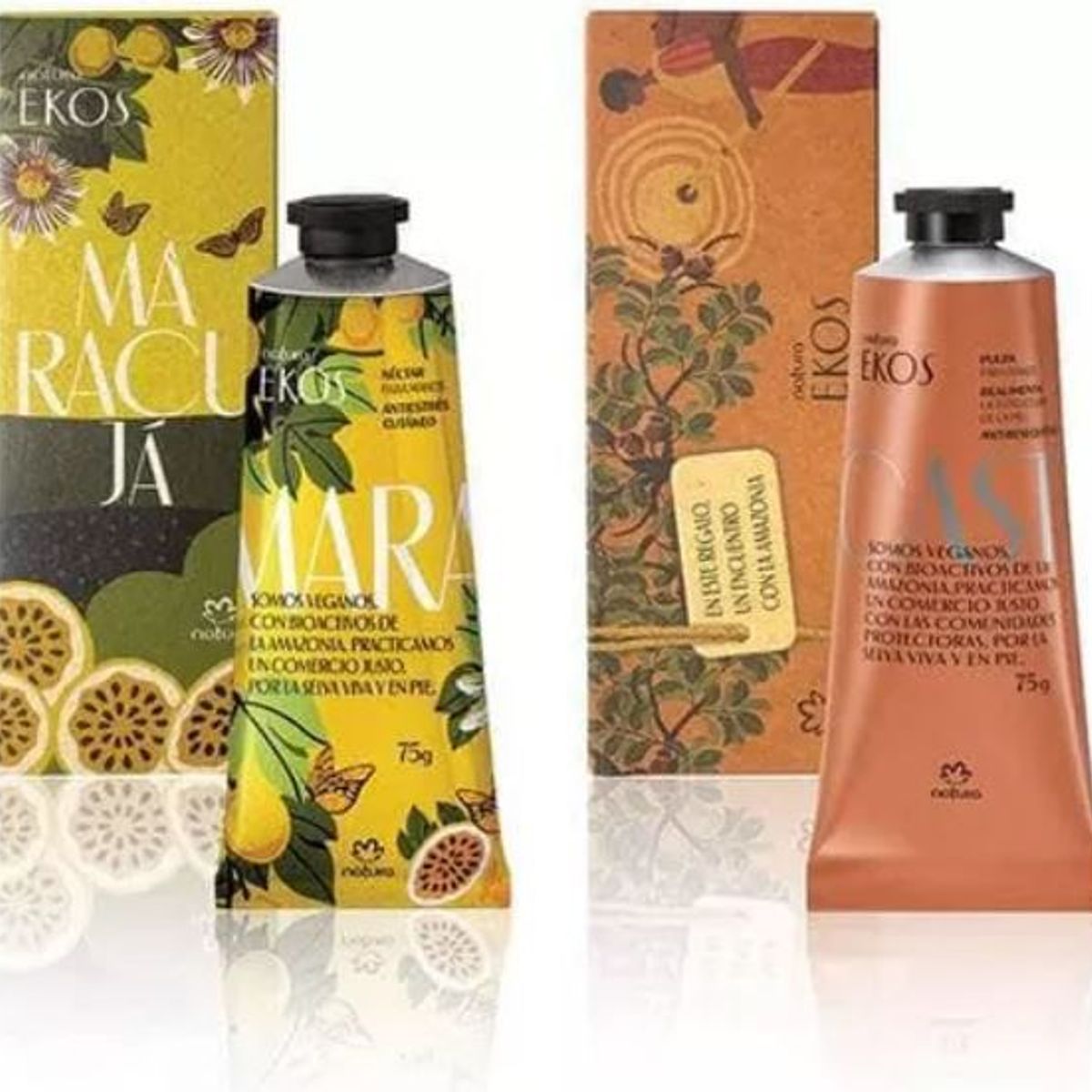 NATURA - hidratante Ekos Maracuya y Castaña Pulpa para manos 75g NATURA