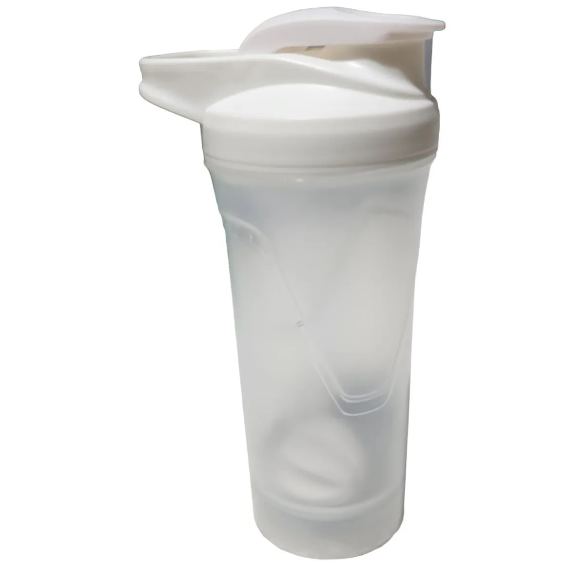 GENERICO - Tomatodo Batido shaker deportivo BLANCO - 600ML