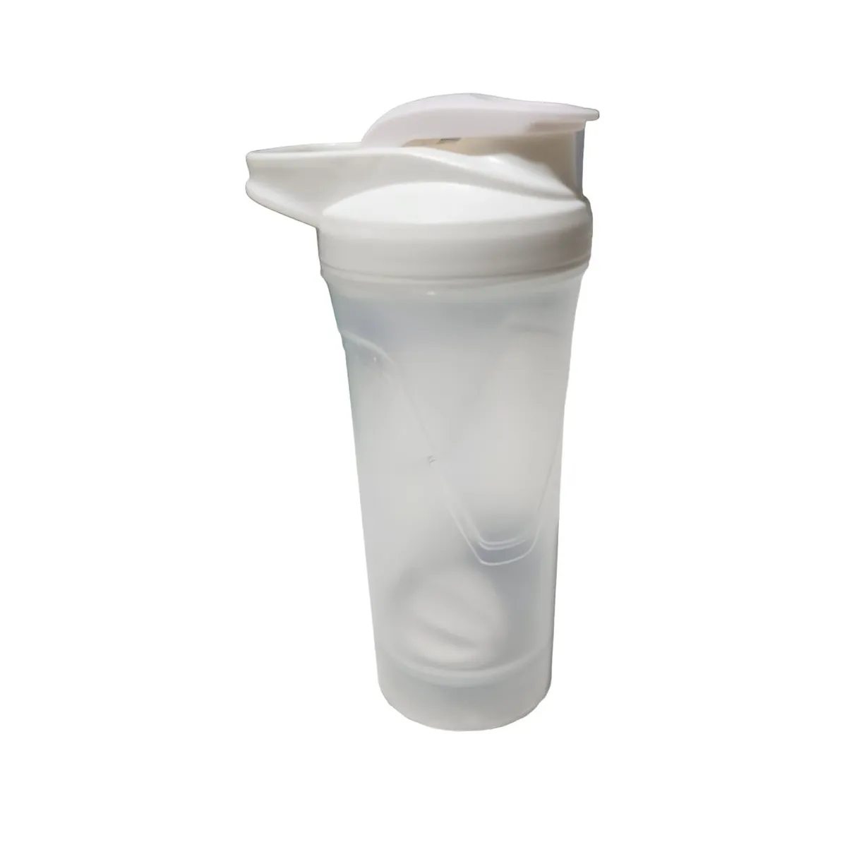 GENERICO - Tomatodo Batido shaker deportivo BLANCO - 600ML