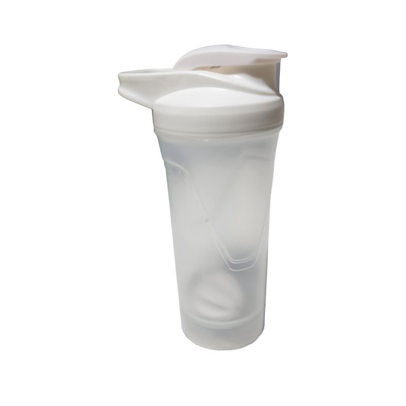GENERICO - Tomatodo Batido shaker deportivo BLANCO - 600ML