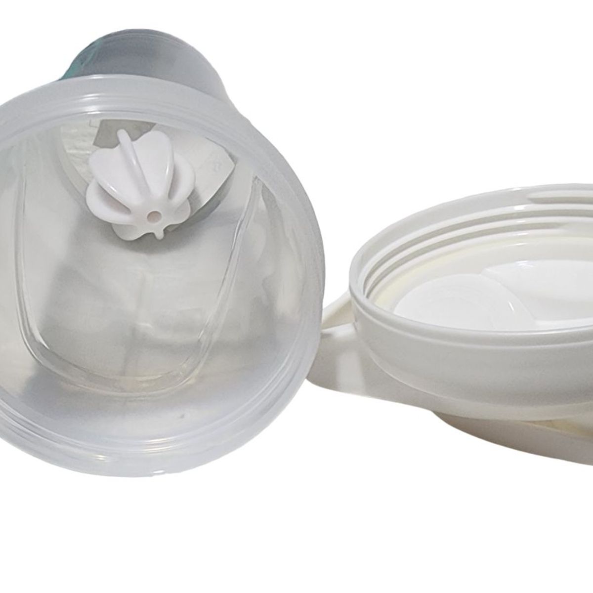 GENERICO - Tomatodo Batido shaker deportivo BLANCO - 600ML