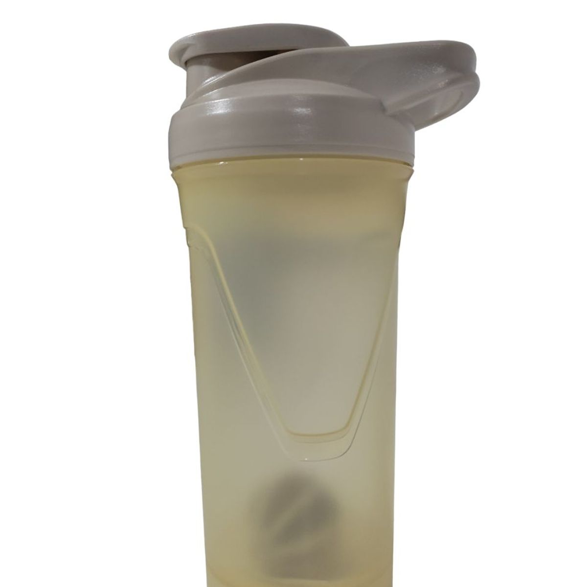 GENERICO - Tomatodo para batido shaker deportivo beige de 600ML