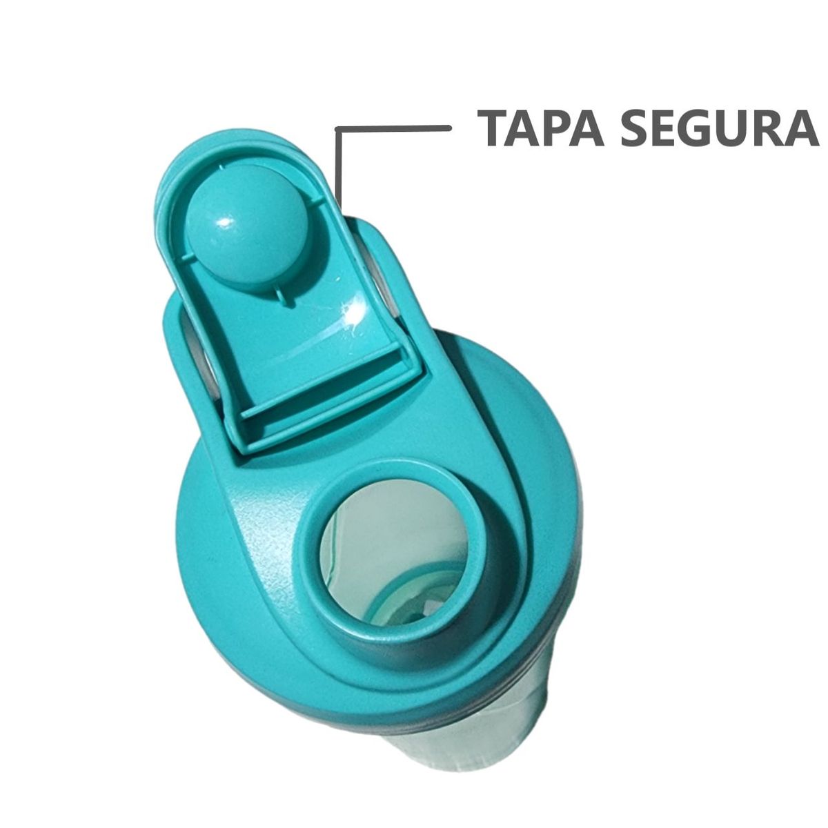 GENERICO - Tomatodo para batido shaker deportivo verde de 600ML