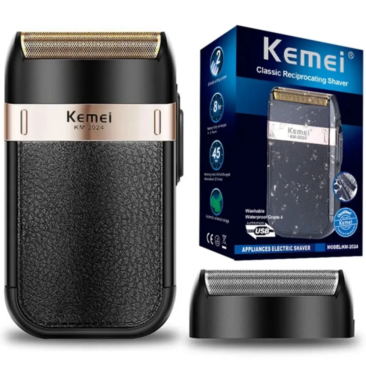 KEMEI - Afeitadora Rasuradora Shaver Profesional Kemei 2024