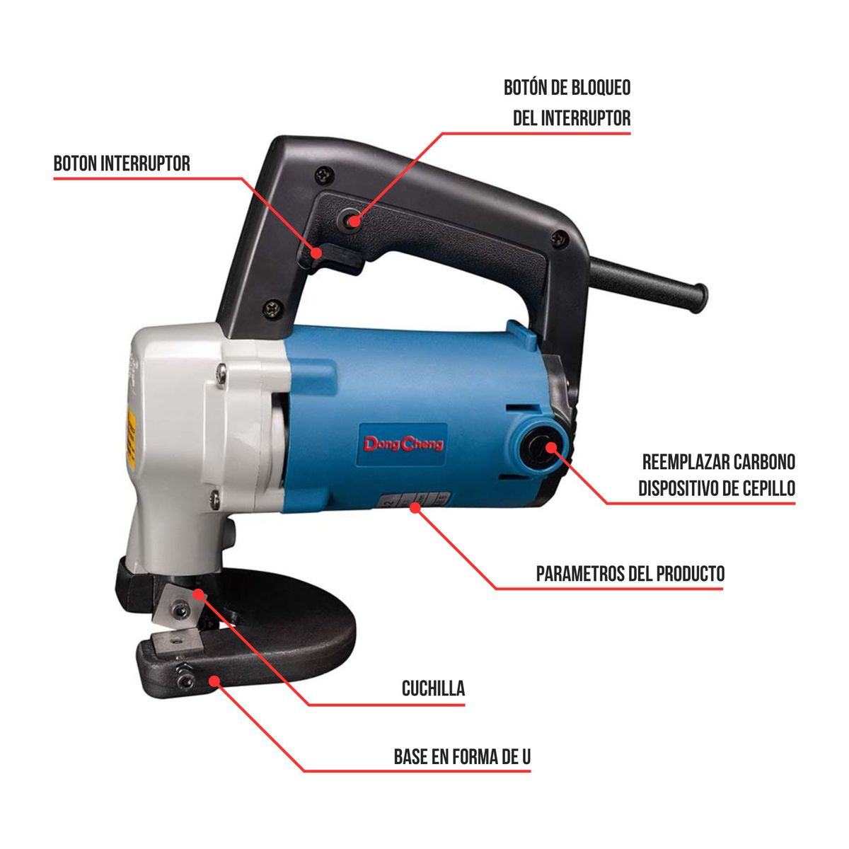 DONGCHENG - Cizalla electrica 620w Dongcheng