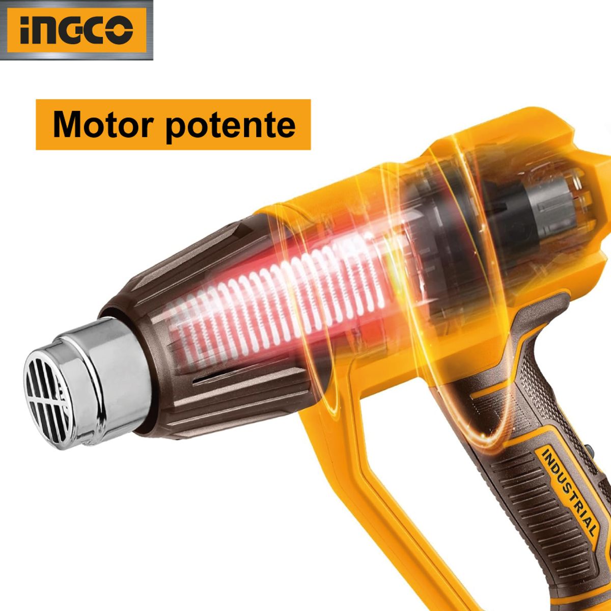 INGCO TOOLS - Pistola de Calor INGCO 2000W + 4 Accesorios HG200078
