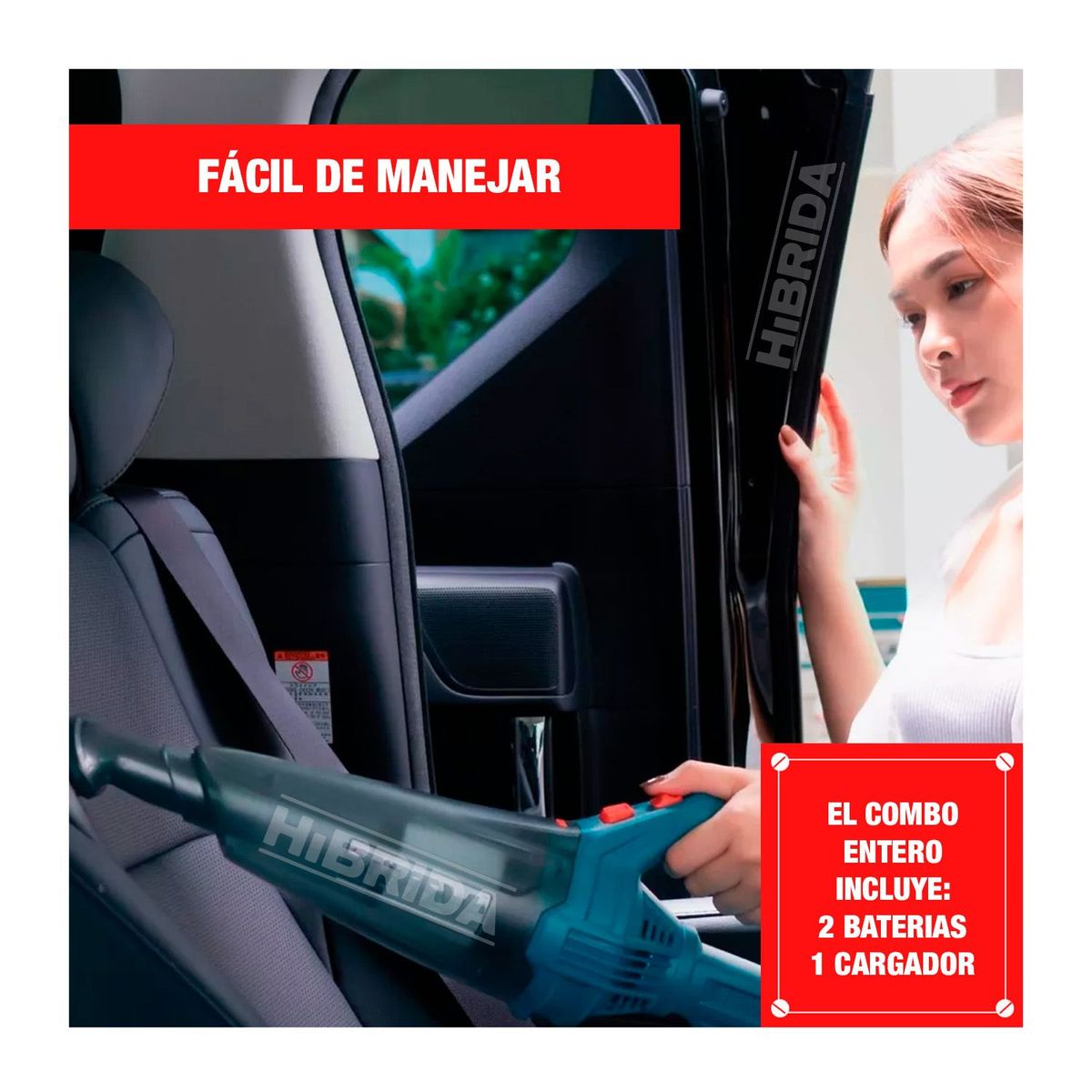 TOTAL TOOLS - SOPLADORA 20V MÁS ASPIRADORA INALÁMBRICA TOTAL 2BATERÍA - TOSLI230805