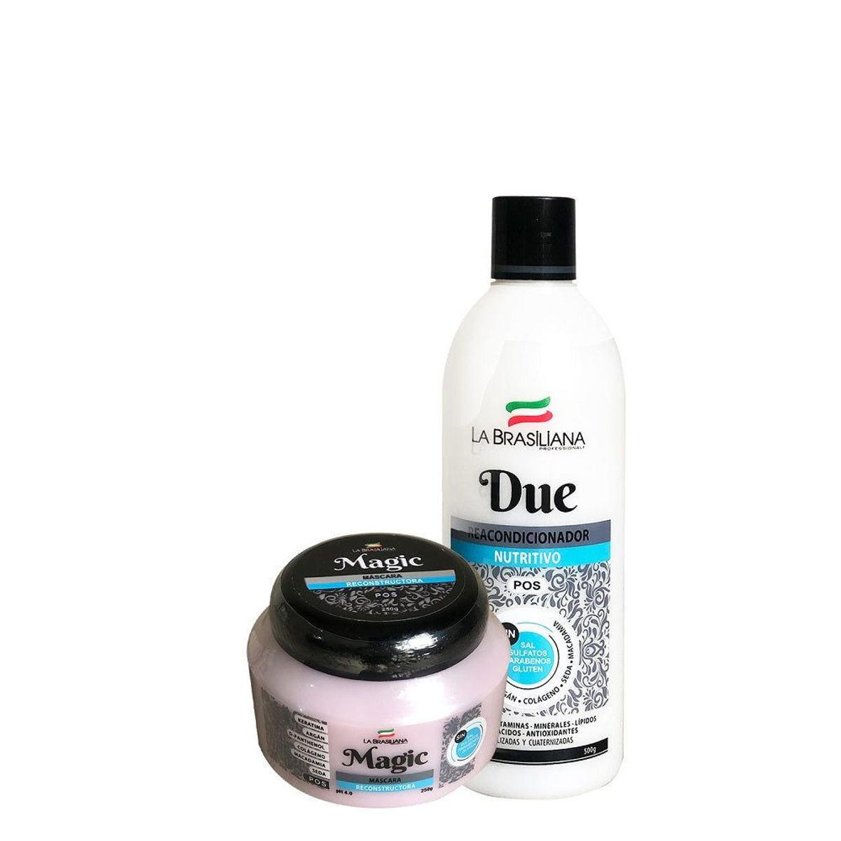LA BRASILIANA - Reacondicionador 500Gr + Máscara Reconstructora 250Gr La Brasiliana