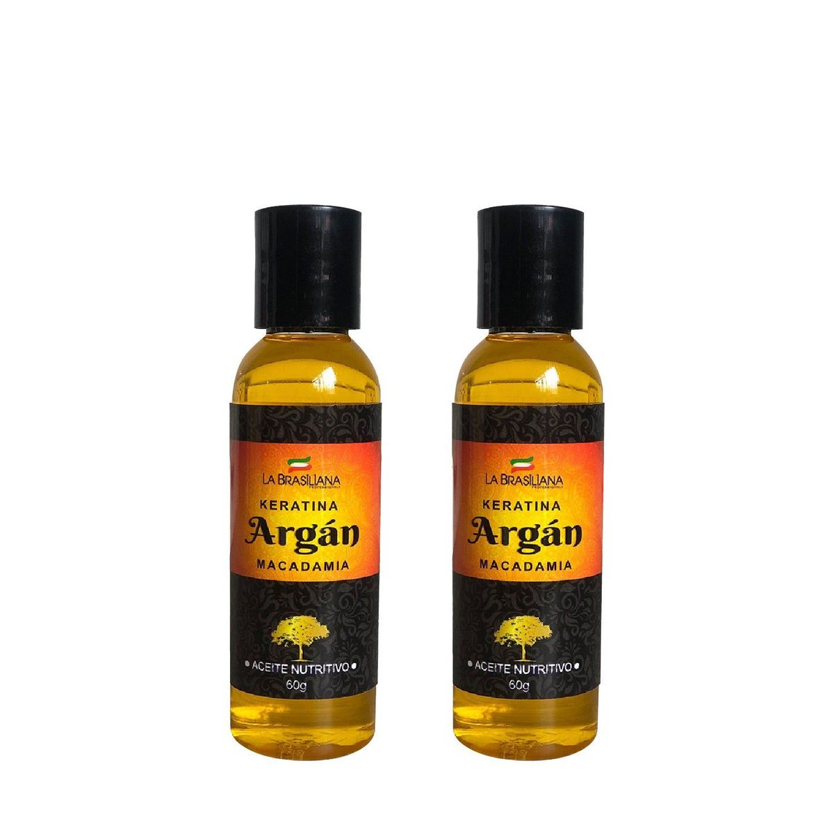 LA BRASILIANA - Aceite Nutritivo Argan La Brasiliana 60G 2 Unidades
