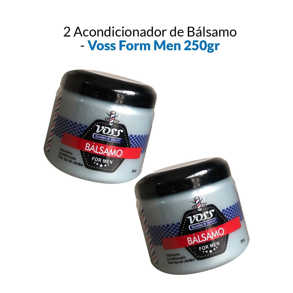 VOSS - Acondicionador De Bálsamo Form Men Voss 250Gr 2 Unidades