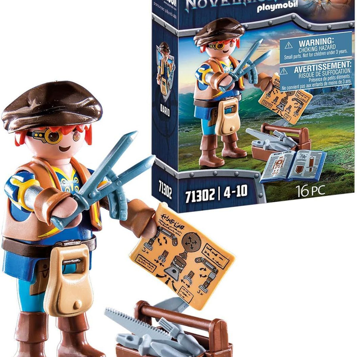 PLAYMOBIL - Playmobil Novelmore Dario con Herramientas