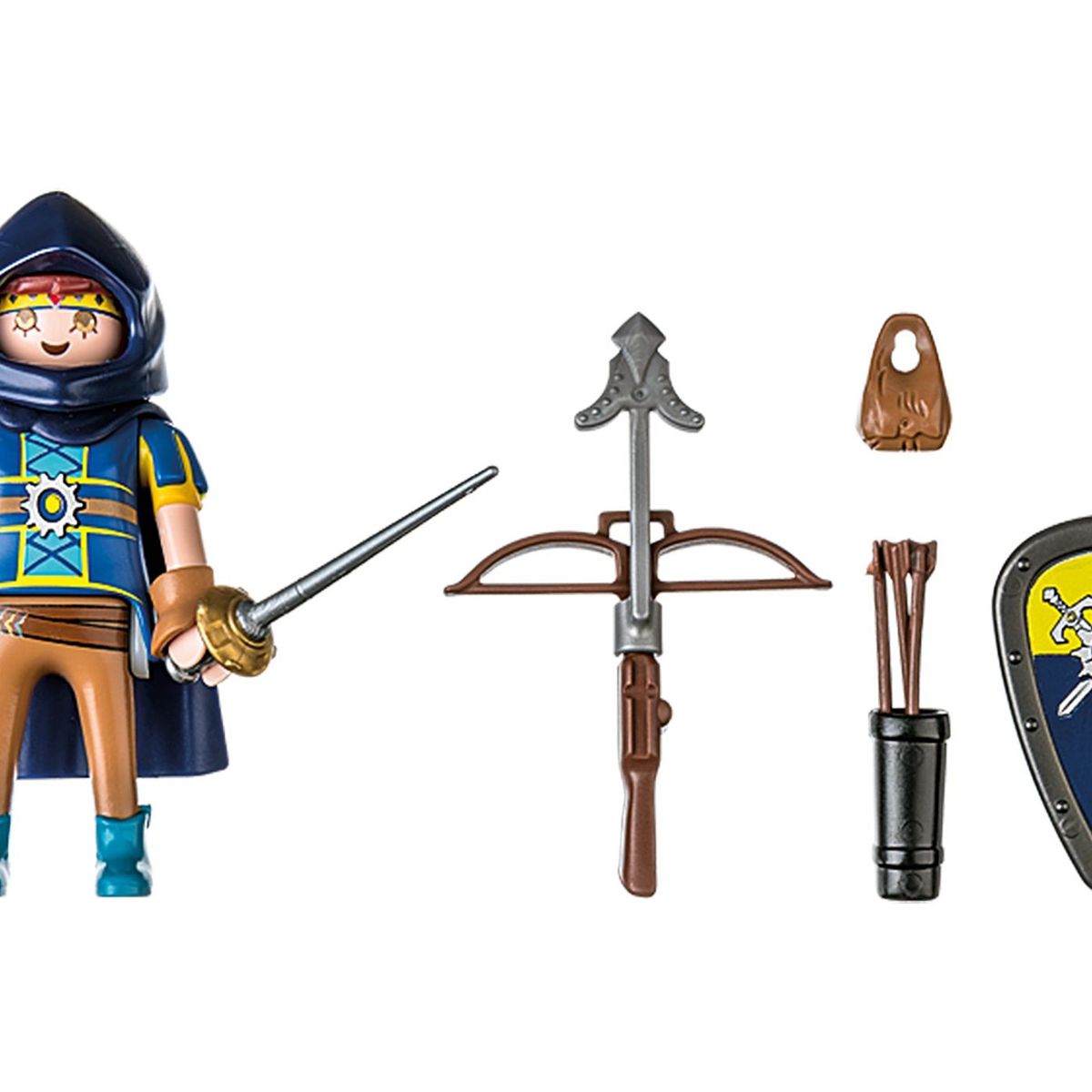 PLAYMOBIL - Playmobil Novelmore Gwynn con Equipo de Combate