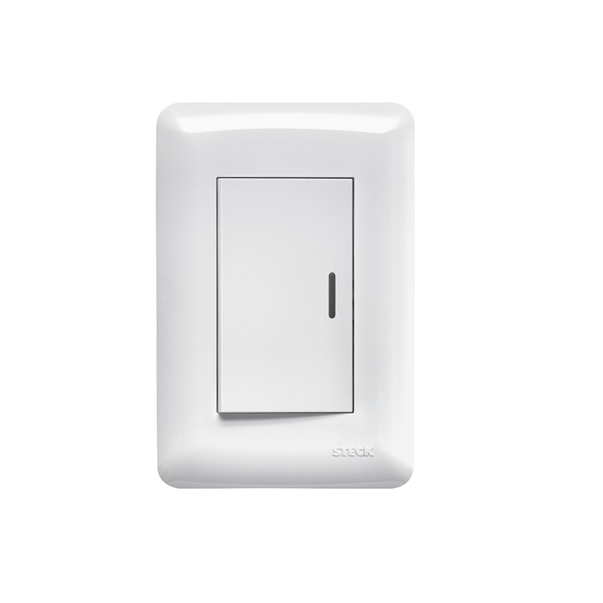 STECK - Conmutador Simple 3 Módulos 250V 10A Lyra