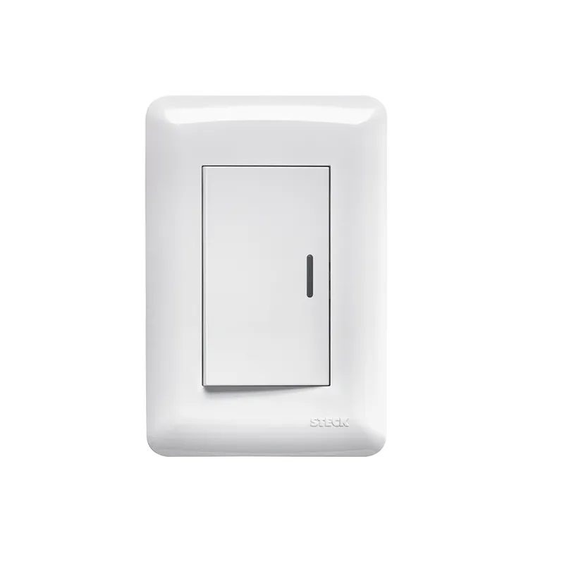 STECK - Conmutador Simple 3 Módulos 250V 10A Lyra