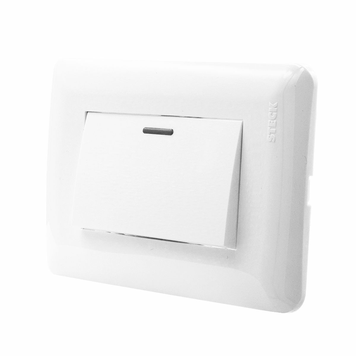 STECK - Conmutador Simple 3 Módulos 250V 10A Lyra